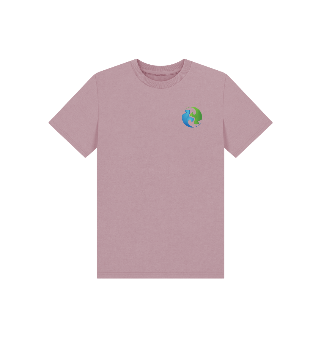 Mauve Printed Kids T-Shirt