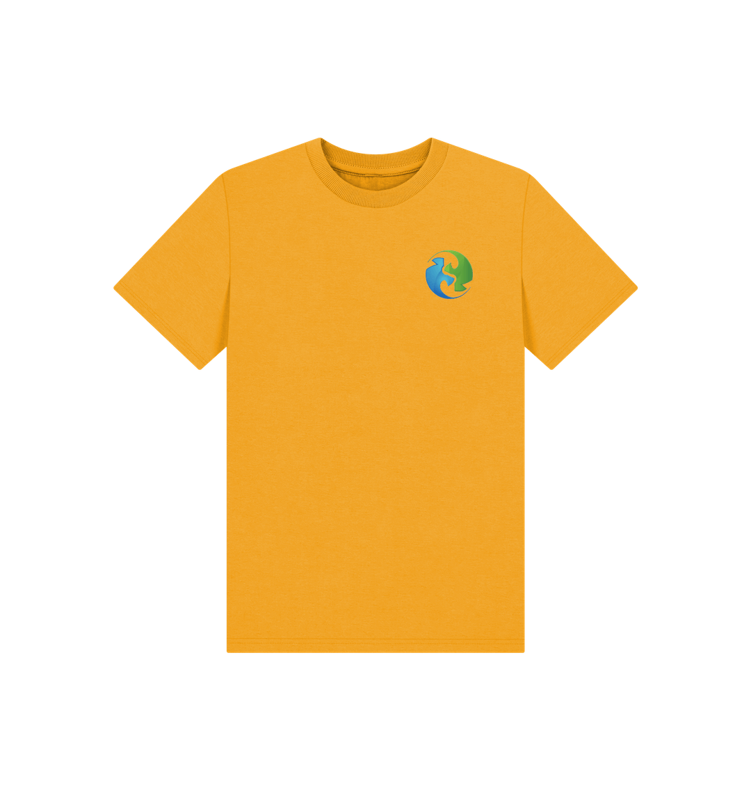 Mustard Printed Kids T-Shirt