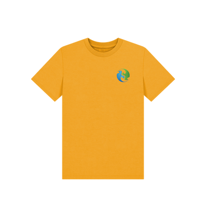 Mustard Printed Kids T-Shirt