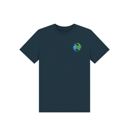 Denim Blue Printed Kids T-Shirt